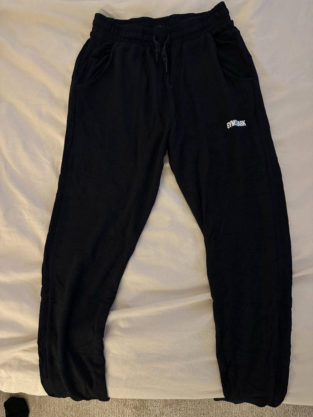 Gymshark Black Women’s Joggers with Subtle Logo